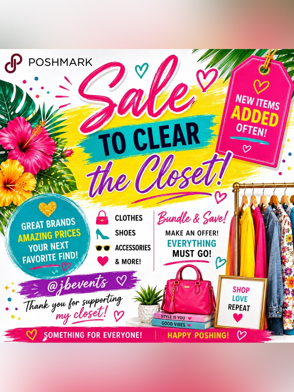 Sale To Clear The Closet